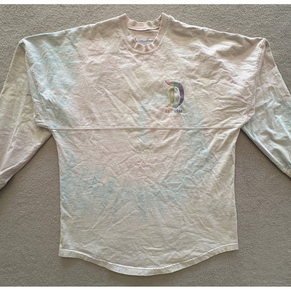 Disney Spirit Jersey Disneyland Resort Tie Dye Rainbow Spirit Jersey Size S